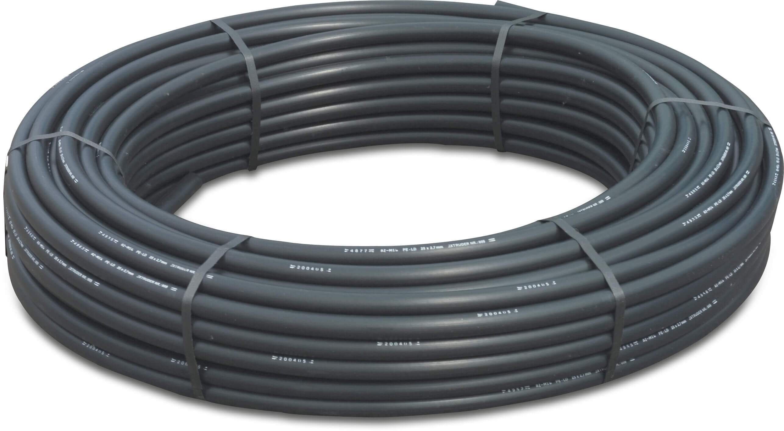 Pressure pipe PE40 20 mm x 1,5 mm plain 4bar black 100m